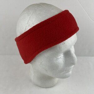 Columbia Fleece Headband Women’s S/M Red Polyester Ski Hike Cycle Run